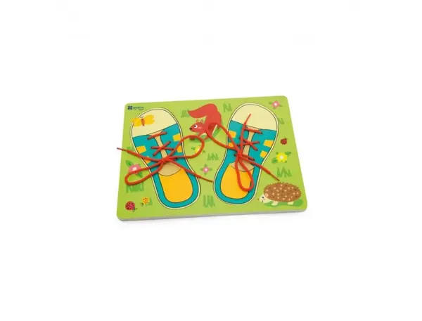 Chaussures a nouer andreu toys support en bois 30x22 cm — Non classé
