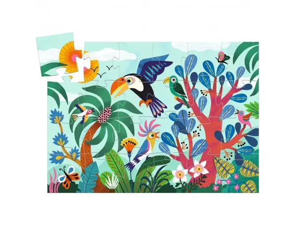 Puzzles carton 24 pieces djeco coco le toucan 24       pieces — Non classé