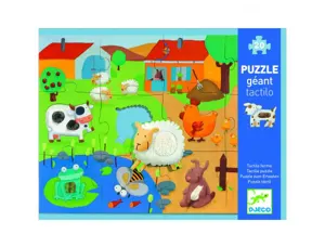 Puzzles geants djeco tactiloferme grandes pieces   20 pieces — Non classé