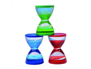Sablier liquide davinci mini sablier sensoriel avec bulles colorees developpement de la  concentration coloris — Non classé
