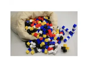 Atelier cubes wissner unicubes 1 cm 1g activites    mathematiques 1000 cubes 10   coloris assortis — Non classé