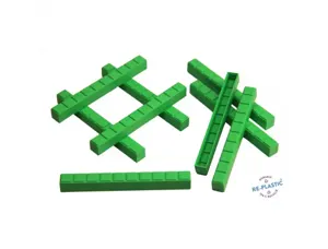 Elements base 10 a l'unite wissner 50 barres dizaine     pour base 10 barres           encastrables — Non classé