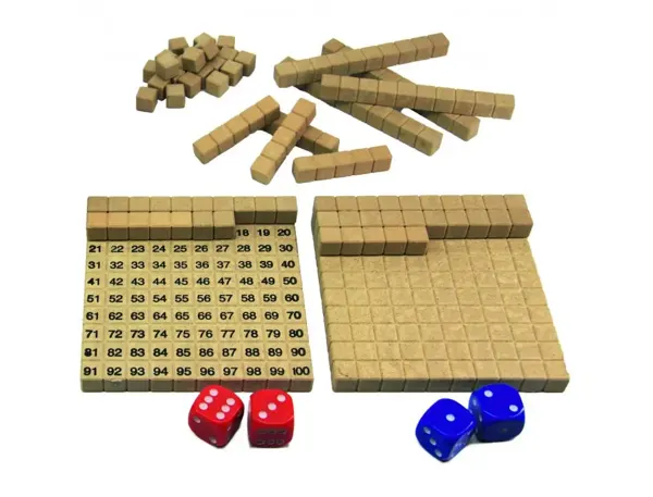 Jeux mathematiques wissner le tableau de 100 additions et   soustractions 2 plateaux de   centaines 22 reglettes 6 — Non…