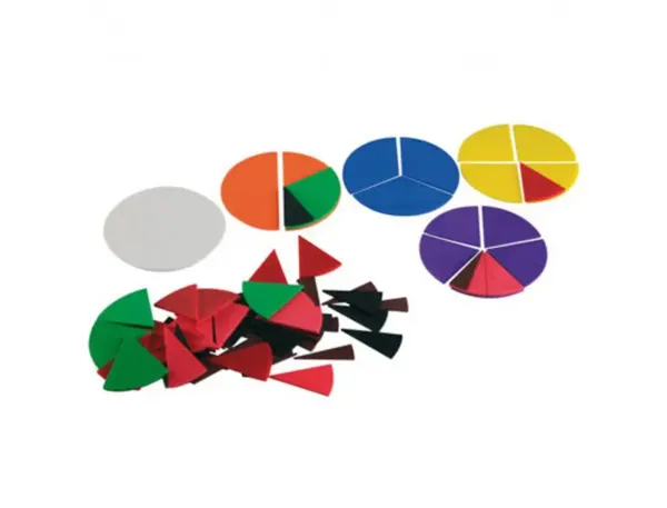 Fractions Wissner Cercles Fractions Pieces Rondes Plastique 71 Pieces — Non classé