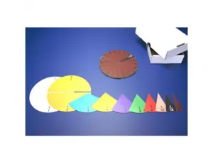 Fractions wissner cercles fractions magnetiques set de  10 marquage couleur 71 pieces — Non classé