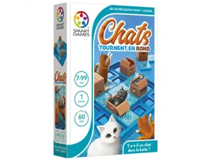 Logique reflexion smart chats tournent en rond 60 defis     proposes 1 plateau de jeu 5   chats 4 pieces de jeu 1 — Non…