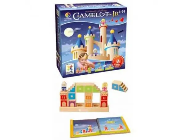 Logique reflexion smart camelot junior realiser un    chemin en 3d 8 blocs en bois  1 chevalier et 1 princesse 48 — Non…