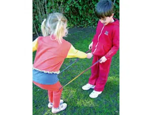 Elastiques cordes a sauter first loisirs elastiques de   jeux 3m lot de 8 coloris      assortis — Non classé
