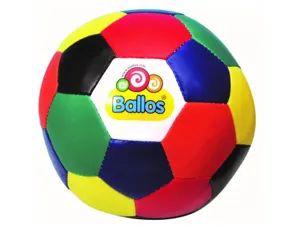 Balles d eveil ballos balle arlequin coloree toucher      agreable souple 16 cm — Non classé