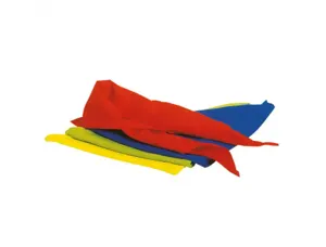 Foulard triangulaire tremblay 85x64x64cm coloris jaune lot  6 unites — Non classé