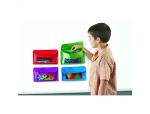 Pochette magnetique learning resources en nylon capacite   350g 23x14cm coloris assortis lot de 4 — Non classé