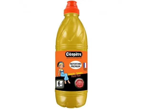 Gouache liquide cleopatre nefertari coloris or le       flacon 1l — Non classé