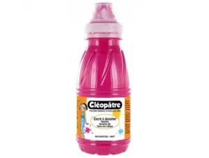 Encre a dessiner cleopatre diluable a l eau              multisupports flacon de 250   ml coloris rose — Non classé