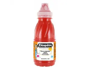 Encre a dessiner cleopatre multisupports diluable a l    eau flacon de 500 ml coloris  orange — Non classé
