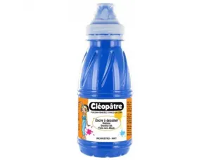 Encre a dessiner cleopatre multisupports diluable a l    eau flacon de 500 ml coloris  bleu clair — Non classé