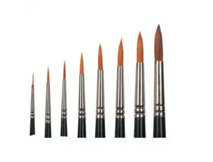 Pinceaux gamme vegan n 02 poils sans matiere animal     manche 30% plastique recycle  lot de 10 unites — Non classé