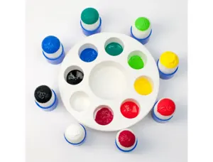 Palette godets et 10 tampons mousse dont 2 gratuits — Non classé