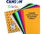 Papier Dessin Colorline Canson 1 Face Grainee 1 Face Lisse 50x65 Cm 150g Coloris Assortis 25 Feuilles — Activités… — vue 2