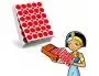Recharge Gommettes Geometriques Cleopatre 60f 1800 Gommettes 18 mm Coloris Rouge + 1200 Gommettes Rondes, COLLES… — vue 2