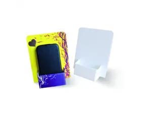 Porte telephone carton cleopatre a monter 15x12x3cm  coloris blanc lot de 30 — Non classé