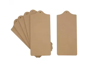 Planche a decouper bois ocolor trou de suspension     22x10x0.8cm coloris naturel   lot de 5 — Non classé