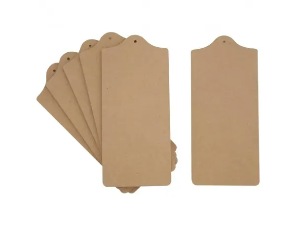 Planche a decouper bois ocolor trou de suspension 22x10x0.8cm coloris naturel lot de 5 — Non classé