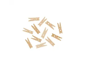 Pince a linge bois innspiro mini 3cm coloris naturel lot  de 45 — Non classé