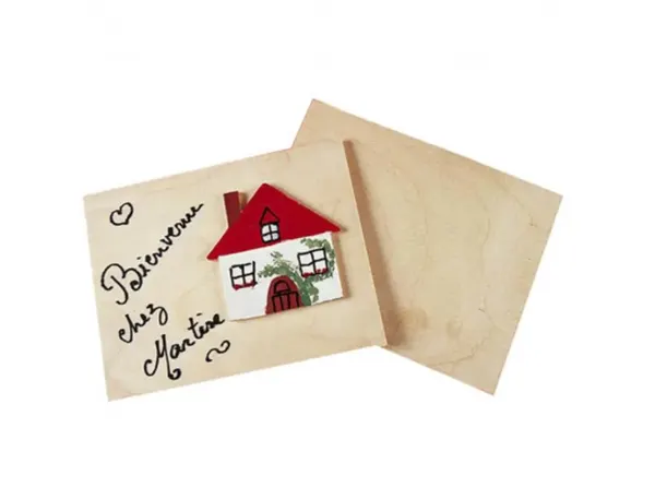 Plaque de contreplaque graine creative 15x11cm — Non classé