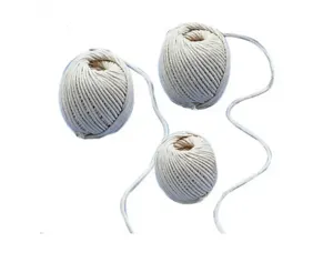 Pelote coton blanc tresse graine creative 1mm 100g — Non classé