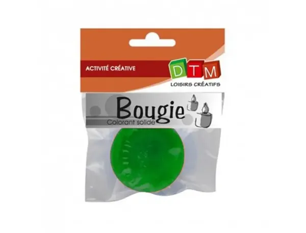 Colorant solide pour cire et gel graine creative a bougie 20g coloris vert — Non classé