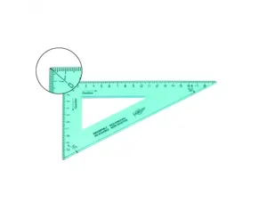 Equerre incassable faibo double graduation 60  21 cm — Non classé