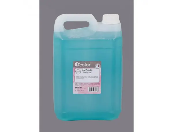 Colle naturelle o color invisible norme en 71 7       papier carton coloris bleu    bidon 5l — Non classé