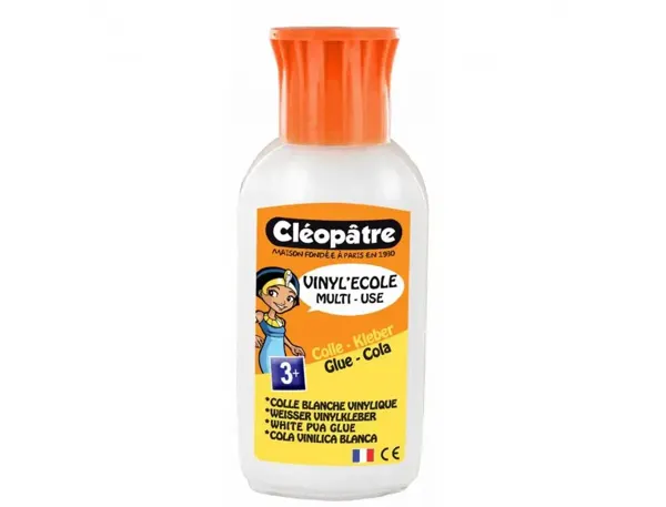 Colle Vinylique Cleopatre Vinyl Ecole Rapide Multi Materiaux Sans Solvant Flacon Rechargeable De 60g, COLLES CLEOPATRE —…