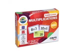 Jeux mathematiques cayro multiplications carte a jouer 110 cartes et instructions 2  joueurs — Non classé