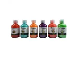 Encre a dessiner nacree tcolors flacons de 250 ml 6   unites coloris assortis — Non classé
