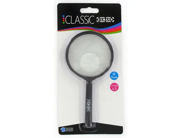 Loupe ronde ulmann grossissement x3 75mm — Non classé