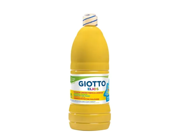 Gouache giotto elios flacon 1l coloris jaune — Non classé