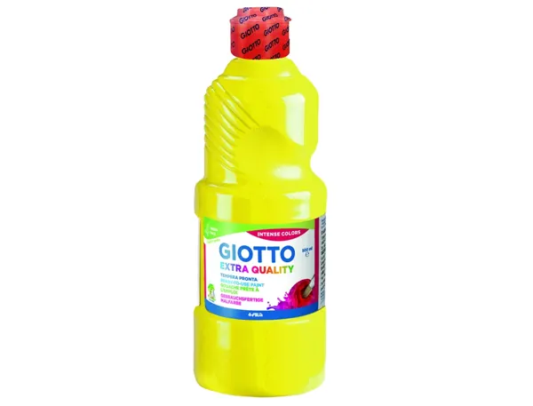 Gouache giotto flacon 500ml coloris jaune — Non classé