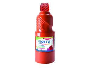 Gouache giotto flacon 500ml coloris rouge vif — Non classé