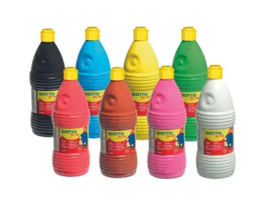 Gouache be be giotto non poreuses 1l 8 flacons coloris assortis — Non classé