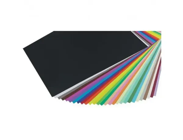 Papier dessin clairefontaine cartoline 50x65cm 270g coloris assortis paquet 25 feuilles — Non classé