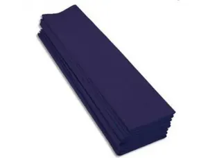Papier crepon clairefontaine standard 0,5x2m crepage 40%   coloris bleu fonce paquet 10  feuilles — Non classé