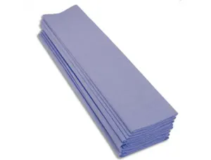 Papier crepon clairefontaine standard 0,5x2m crepage 40%   coloris bleu clair paquet 10  feuilles — Non classé