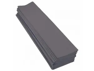 Papier crepon clairefontaine standard 0,5x2m crepage 40%   coloris gris paquet 10        feuilles — Non classé