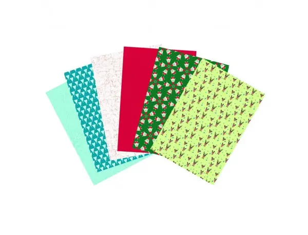 Papier decopatch 30x40cm motifs noel assortis pochette 30 feuilles — Non classé