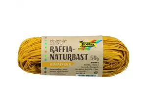 Raphia vegetal clairefontaine coloris jaune pelote 50g — Non classé