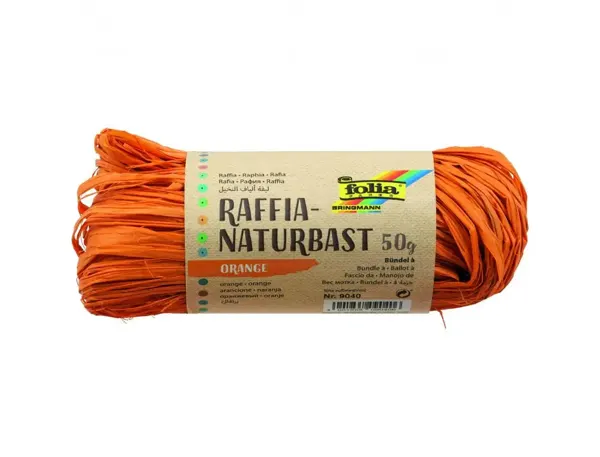 Raphia vegetal clairefontaine coloris corail pelote 50g — Non classé