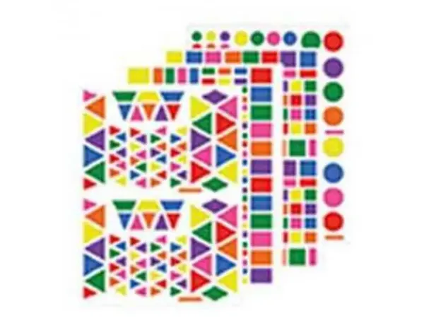 Gommette apli echenillees couleurs et formes assorties  6900 unites — Non classé