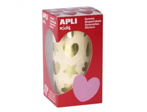 Gommette apli festive assortie coloris or rouleau   720 unites — Non classé