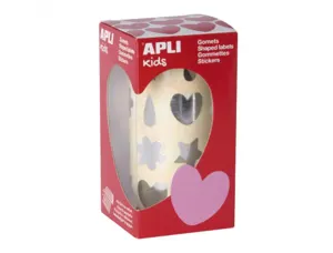 Gommette apli festive assortie coloris argent       rouleau 720 unites — Non classé